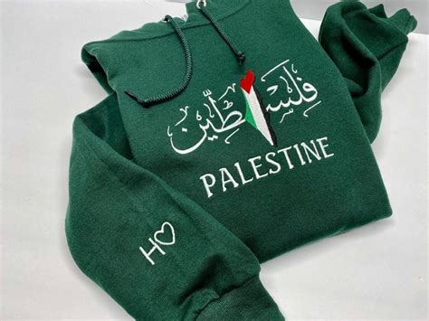 off-white inspired palestine hoodie